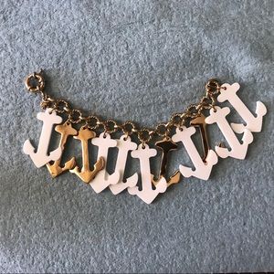 J.Crew Anchors Away Charm Bracelet